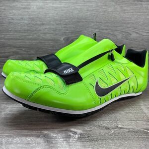 Nike Zoom Long Jump 4 Track Spikes Shoes Cleats Men’s Size 10 Electric Green NEW